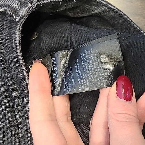 EUC All Saints s.28 Mast jeans - Picture 7 of 9